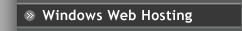 wndows web hosting